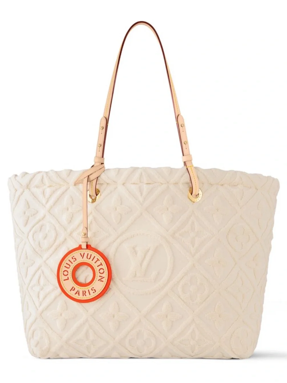 NEW Louis Vuitton Cream LVacation Tote